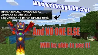 How YOU Can WHISPER To Your Friends in Minecraft!