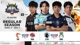🔴 LIVE | MPL PH S15 | FILIPINO - Week 6 Day 3