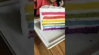Colorful Rainbow Cake