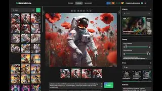 Рисуем вместе на ArtGeneration.me! Наша нейросеть для генерации изображений!