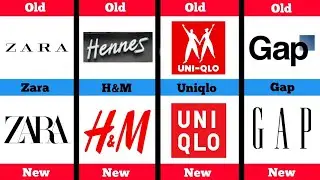 Top Clothing Brands Old Logos vs New Logos | 2025