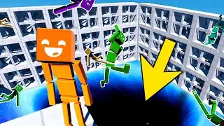 I Forced 500 RAGDOLLS To Live In A Room That BREAKS PHYSICS In Fun With Ragdolls: The Game