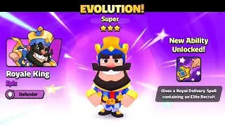 Squad Busters Royale King 3 Star Evolution