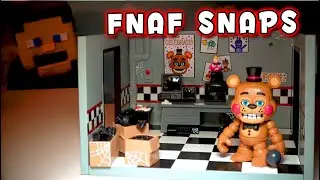 FNAF Funko SNAPS STORAGE ROOM Playset & TOY FREDDY! Series 2