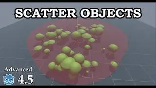 How to create a object scatterer - Learn Godot 4 3D - no talking