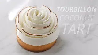 TOURBILLON COCONUT TART 🥥🌸 | Denise Castagno |