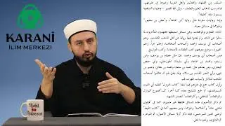 FETVÂ USÛLÜ (Şerhu Ukûdi Resmi'l-Müftî) 9.Ders İSA GÜVENÇ