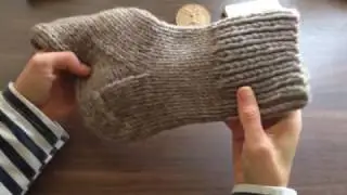 Вяжем носки на двух спицах. Часть 1