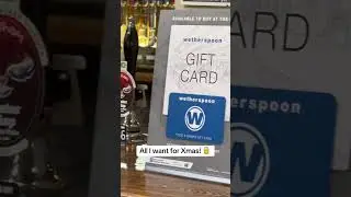 Best Xmas gift card ever! #wetherspoons #giftcard