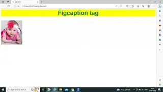 How to use figcaption in HTML