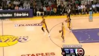 Pau Gasol vs Jazz Play-Off R2-G2(4-5-2010)