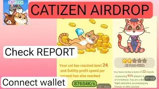 CATIZEN AIRDROP UPDATE || catizen telegram mining || $CAT || Catizen || catizenbot wallet connect