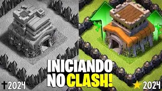 UMA NOVA JORNADA COMEÇOU! | CHEGAMOS NO CENTRO DE VILA NÍVEL 8! | Clash of Clans