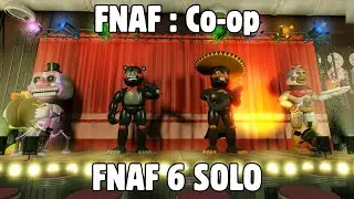 Roblox FNAF: Co-op - FNAF 6 Full Solo Walkthrough