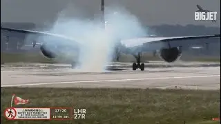 Crosswind Landings at London Heathrow Airport