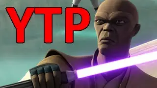 Windu fires his lazer
