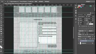 09 Photoshop Web Mockup - Building Vector Wireframe PART 1