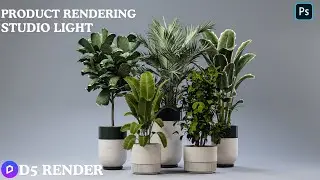 How to Create Studio Light in D5 Render | Product Rendering Tutorial.