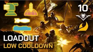 Helldivers 2 - Low Cooldown Loadout - Solo Superhelldive - Full Clear - Deathless