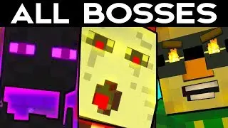 Minecraft Story Mode  - ALL BOSSES + ALL SECRET BOSS FIGHTS