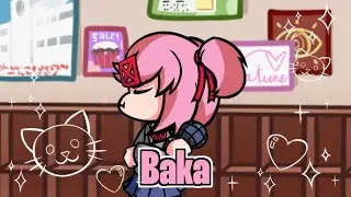 【Friday Night Funkin'】【Doki Doki Takeover Plus!】Baka【FNF】