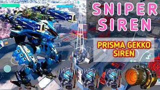 War Robots. SKY SNIPER SIREN. Prisma Gekko Siren with Jump Unit. Super Fun Build.