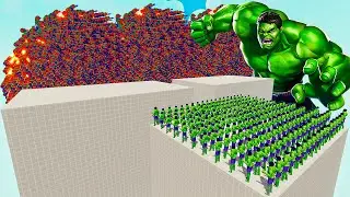 200x HULK + 1x GIANT vs EVERY GOD - Totally Accurate Battle Simulator TABS