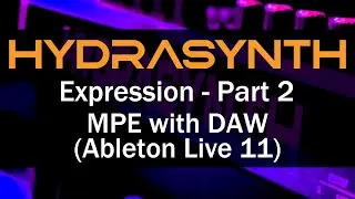 Hydrasynth Expression - Part 2 MPE with DAW (Ableton Live 11)