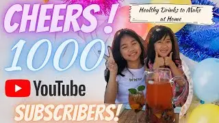 1000 subscribers special video| Healthy Drinks to Make at Home| Summer Drink Recipes Easy at Home
