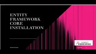 Entity Framework Core Installation
