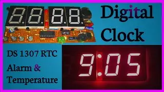 Digital Clock | RTC Digital Clock | Seven Segment LED Clock with RTC | How to Make Digital RTC Clock