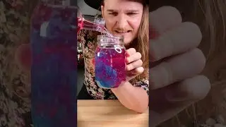 I left Pop Rocks in Raspberry Gin for a week