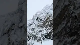 #winter #mountain #snowflakes #mist