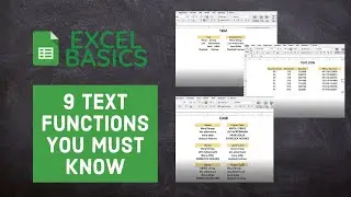 Excel Text Functions You Must Know in 2021 | How to Use Excel Text Function With Examples | Tutorial
