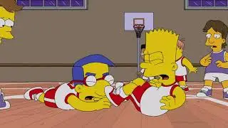 Bart Simpson Gets Punched In The Dick