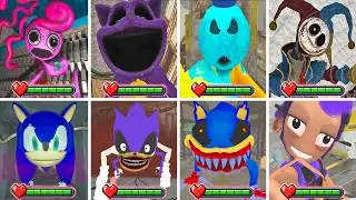Poppy Playtime: Chapter 1 - 6 Mods - All BOSSES and JUMPSCARES With HEALTHBARS