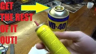 Repressurize spray cans with lighter refill