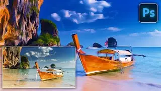 Membuat Efek Seperti LUKISAN CAT AIR pada Foto dengan PHOTOSHOP