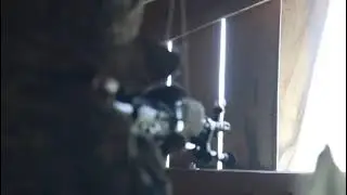 Ukrainian Snipers take aim through destroyed building and debris 🇺🇦