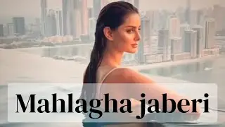 Shining a Light on Mahlagha jaberi enjoying open terrace swimming pool