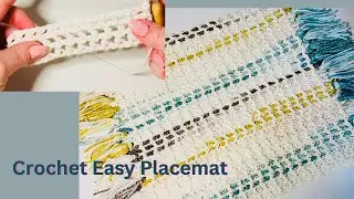 How To Crochet Super Easy Grid Placemats