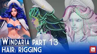 Windaria Project Part 13 - Hair: Rigging
