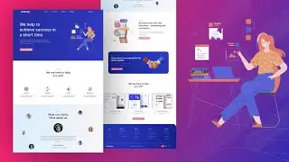 Create Responsive Industry Level  Website using HTML CSS and JavaScript | Full Tutorial 🔥
