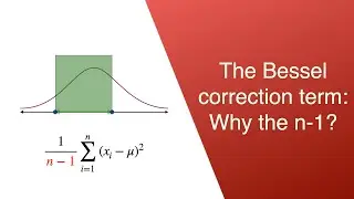 Why do we divide by n-1 to estimate the variance? A visual tour through Bessel correction