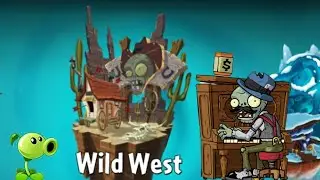 как пройти Pvz2 , карта Wild West  уровень 2-6