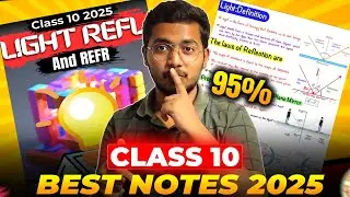 Light : Reflection and Refraction Class 10 Notes Pdf Chapter 10 Science Notes | Shobhit Nirwan | Mkr