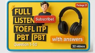 FULL TOEFL ITP LISTENING: Practice Test With Answers | Listening Practice