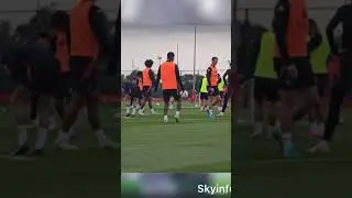 Amad Diallo Training Manchester United