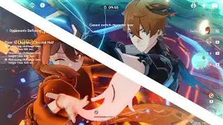 [4.4 Abyss] Childe International / Hu Tao speedrun 138s all chamber no reset continuous