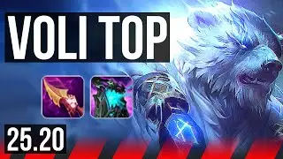 VOLIBEAR vs ORNN (TOP) | Godlike | EUW Diamond | 25.20